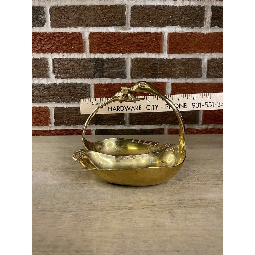 Vintage Solid Brass 6X7